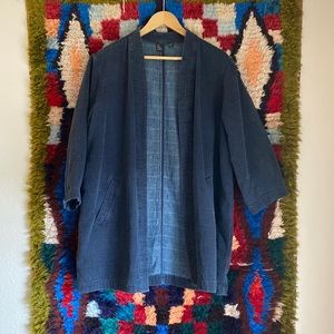 The Fisher Project/ Eileen Fisher denim Indigo kimono Jacket